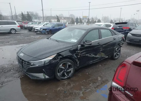 2022 Hyundai Elantra Sel from USA, damaged, VIN 5NPLN4AG1NH055911
